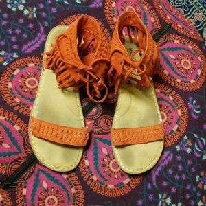 Minnetonka leather sandals